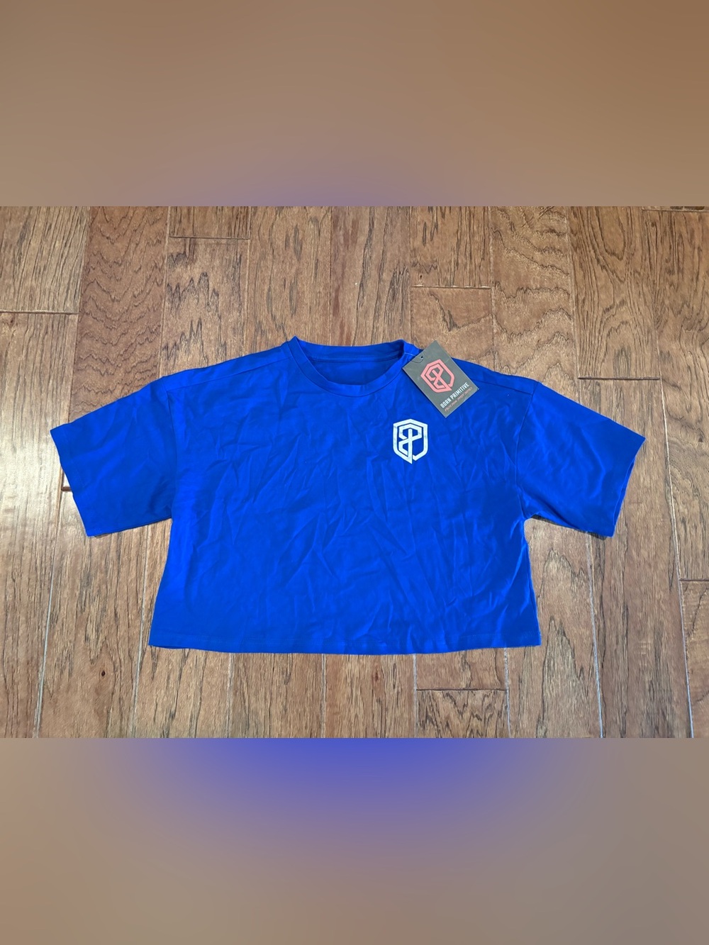 Born Primitive Crop T-shirt Royal Blue NWT Small